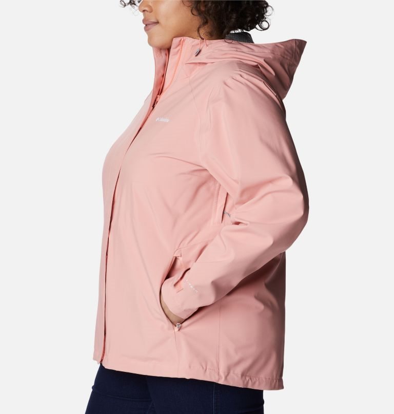 Women's Columbia Earth Explorer Shell Jackets Coral | Plus Size CA-CL168